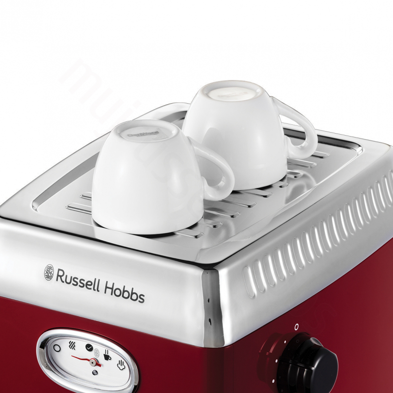 Russell Hobbs Pákový kávovar Retro Ribbon Red