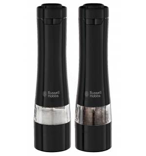 Russell Hobbs Černé mlýnky na sůl a pepř 28010-56
