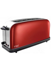 Russell Hobbs Flame Red topinkovač s dlouhou přihrádkou
