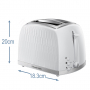 Russell Hobbs Topinkovač Honeycomb White