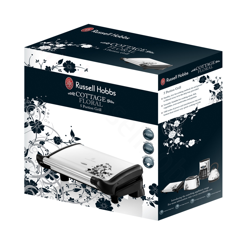 Russell Hobbs Cottage Floral Gril