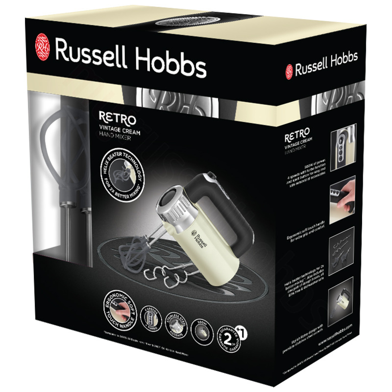 Russell Hobbs Ruční mixér Retro Vintage Cream