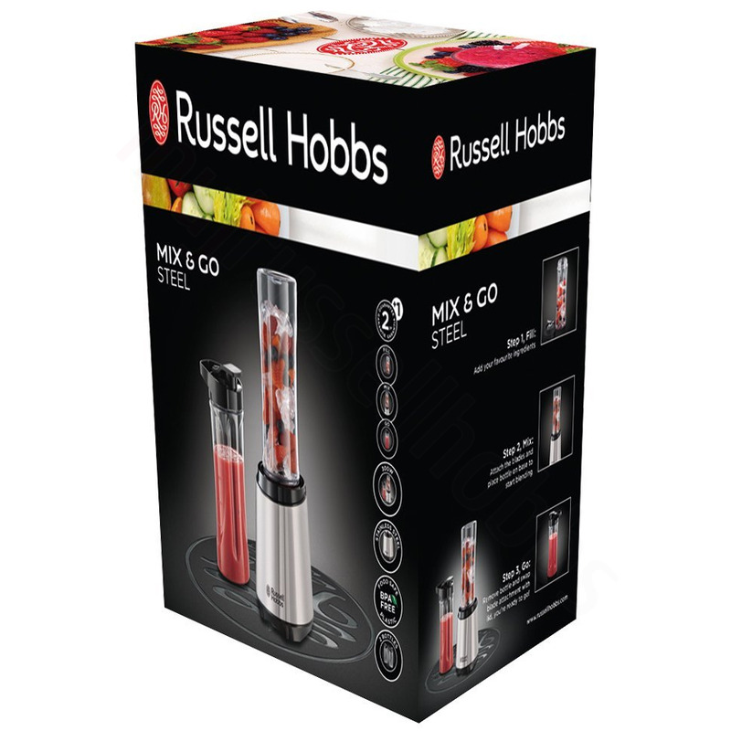 Russell Hobbs Mix & Go Steel