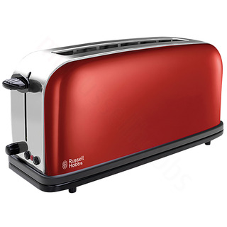 Russell Hobbs Colour Plus Red topinkovač s dlouhou přihrádkou